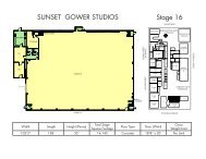 SUNSET GOWER STUDIOS Stage 16