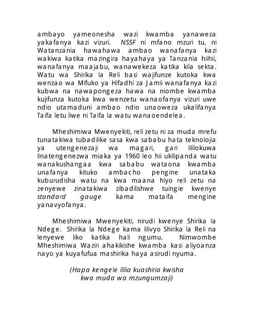 Read - bunge .parliament.go. tz