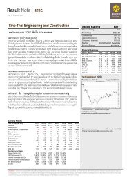 Company Update | STEC - SETTRADE.COM