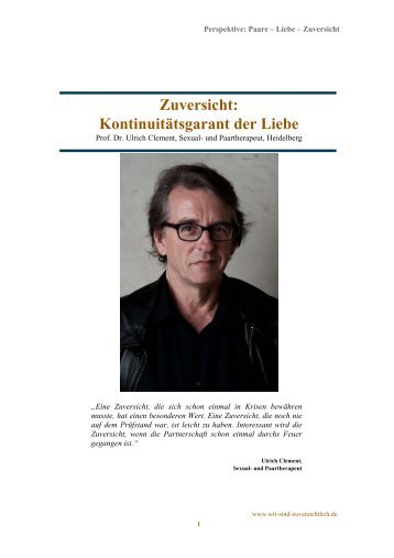 Interview mit Prof. Dr. Ulrich Clement, Heidelberg