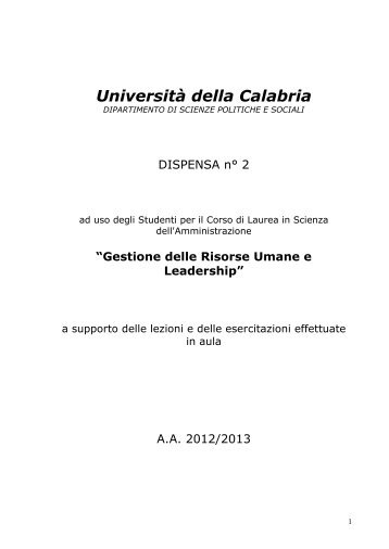 Dispensa gestione delle risorse umane N.2 Prof.Siciliano.pdf