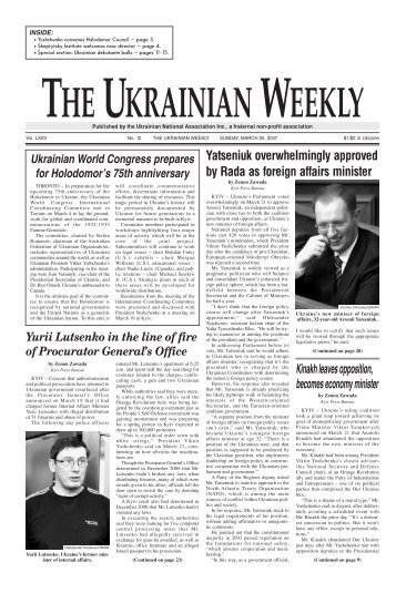 #12 final - The Ukrainian Weekly