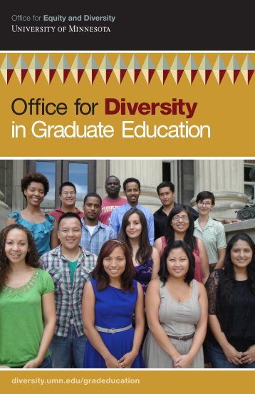 Office for Diversity in Graduate Education Brochure (pdf file)