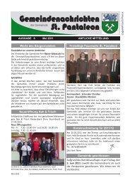 Gemeindenachrichten Mai 2011 - St. Pantaleon