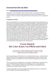 Die Lehre Kants von Pflicht und Glück - Das mp3-Kolleg