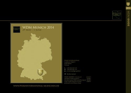 World Dressage Masters Guide 2014