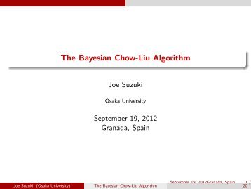 The Bayesian Chow-Liu Algorithm