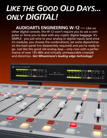 audioarts engineering w-12