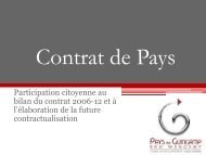 Contrat de Pays - Pays de Guingamp