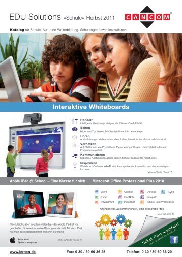 Interaktive Whiteboards - bei CANCOM