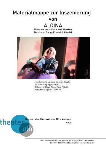 Materialmappe zur Inszenierung von ALCINA - Theater Ulm