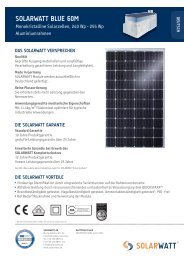 Solarwatt Blue 60M Datenblatt