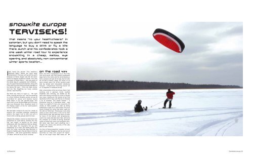 SnowKite Europe TERVISEKS! - Wind Warrior