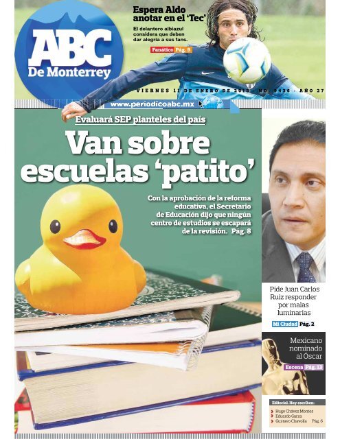 Van sobre escuelas 'patito' - Periodicoabc.mx