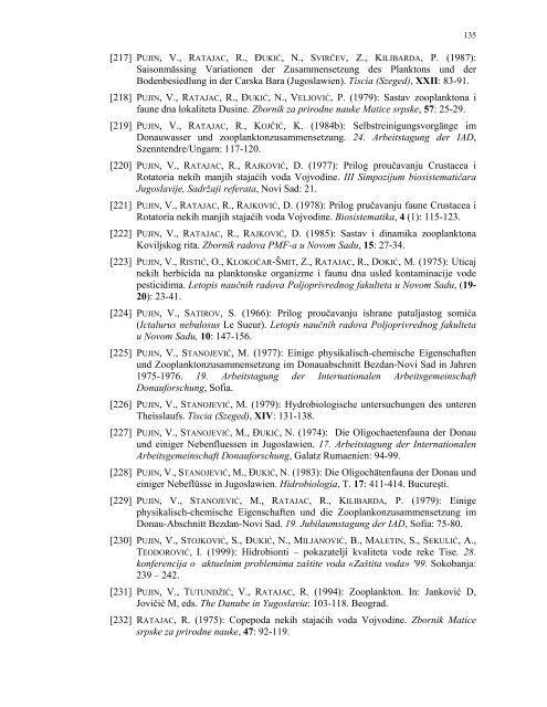 first 100 years of zooplankton research - Prirodno-matematiÄki ...