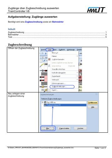 Zugbeschreibung - TC-Wiki