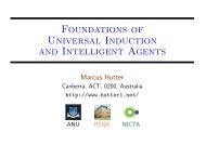 Slides in PDF - of Marcus Hutter