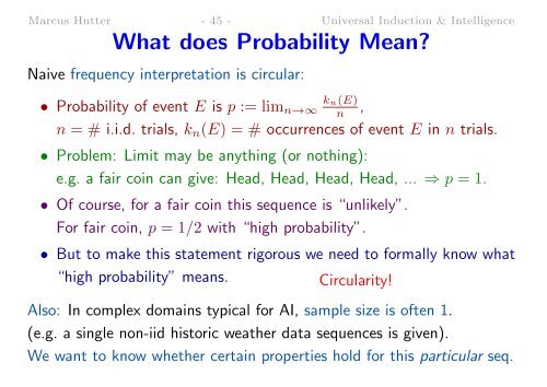 Slides in PDF - of Marcus Hutter