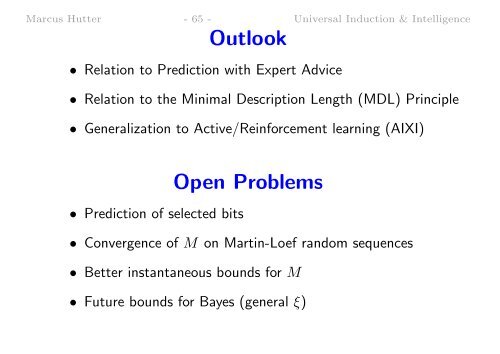 Slides in PDF - of Marcus Hutter
