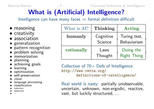 Slides in PDF - of Marcus Hutter