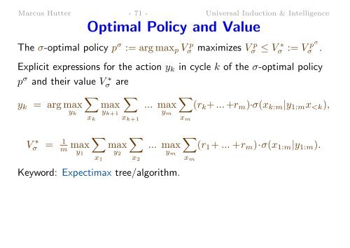 Slides in PDF - of Marcus Hutter