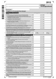 Anlage Vorsorgeaufwand 2012 - smartsteuer