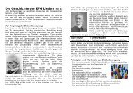 Im Gemeindebrief der EFG Linden erschienene Berichte - EFG Bern