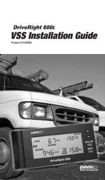 DriveRight 600E VSS Installation Guide - Davis Instruments Corp.