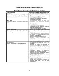 Performance Development System (PDS) Core Competencies