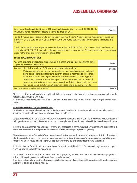 marzo 2013 (pdf - 1.4 MB) - Ordine Provinciale dei Medici Chirurghi ...