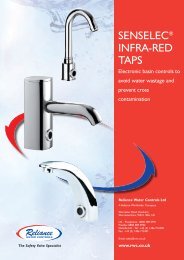 RWC Senselec Infa Red Taps - Advancedwater.co.uk