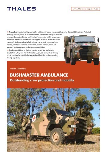 bushmaster ambulance - WarWheels.Net