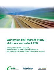 Worldwide Rail Market Study â - Unife