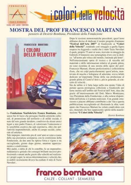 MOSTRA DEL PROF FRANCESCO MARTANI - la Notizia