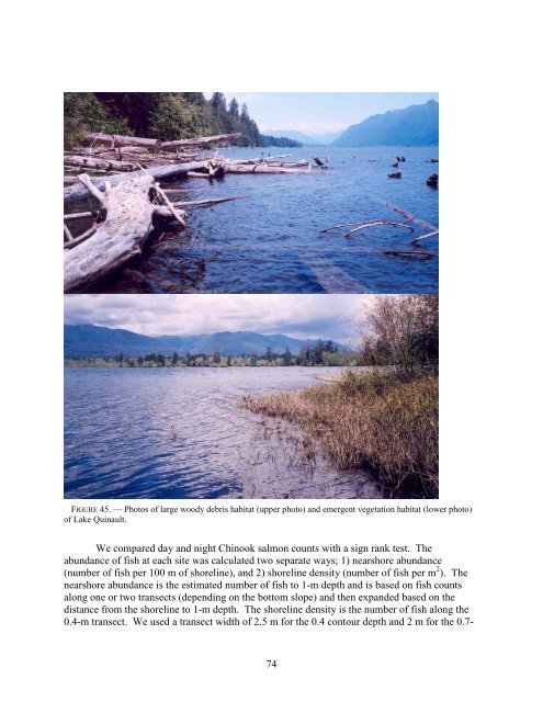 Nearshore Habitat Use by Juvenile Chinook Salmon in Lentic ...