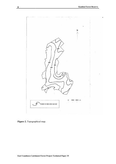 East Usambara Catchment Forest Project Technical Paper 35 ...