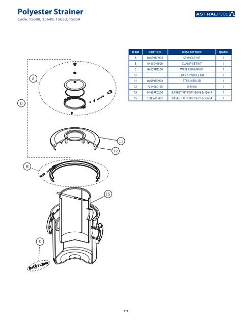 (LARGE FILE) AstralPool 2012 Parts Catalog - Astral Pool USA