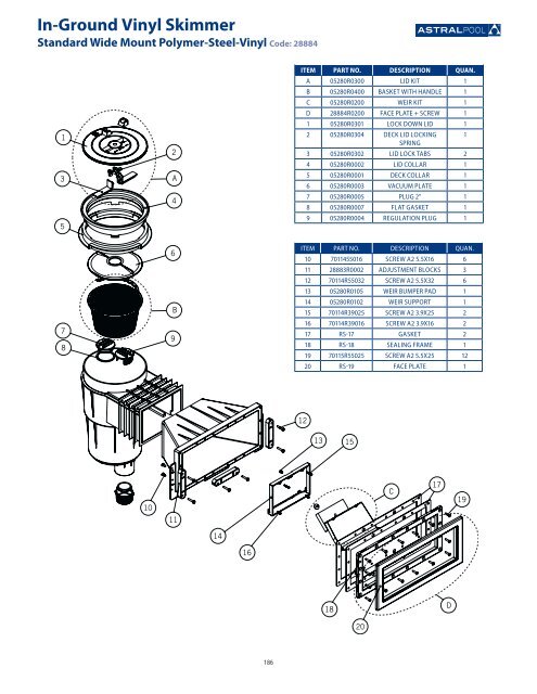 (LARGE FILE) AstralPool 2012 Parts Catalog - Astral Pool USA