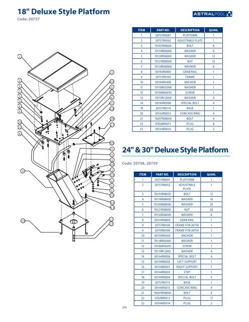 (LARGE FILE) AstralPool 2012 Parts Catalog - Astral Pool USA