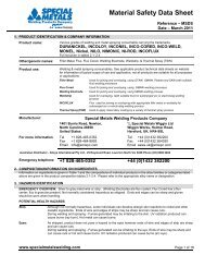 MSDS - PCC Energy Group