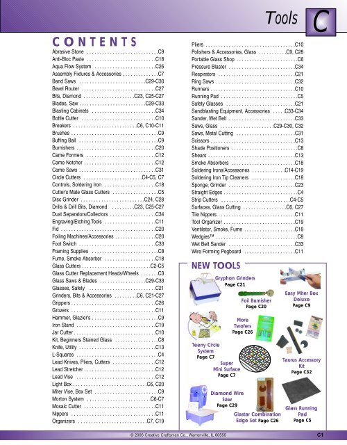 Glass & Mirror Cutting Tools - Overview - T-Shape Glass Cutting Tools -  CUT-T-024