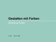 Gestalten mit Farben