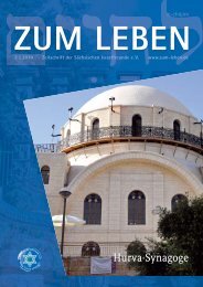 zum leben - SÃ¤chsische Israelfreunde eV