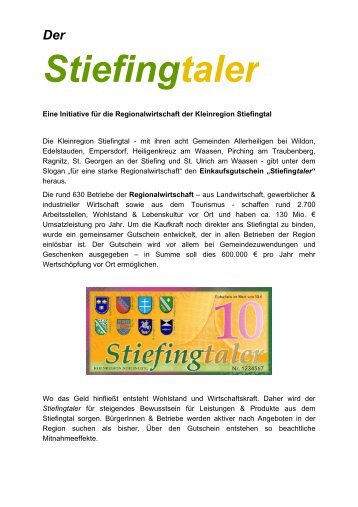 Der Stiefingtaler - Gemeinde Ragnitz