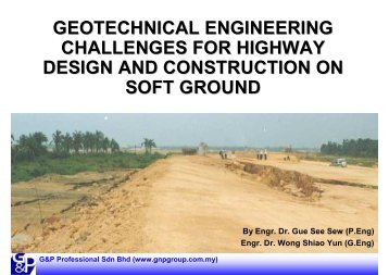 geotechnical engineering challenges for highway design and ...