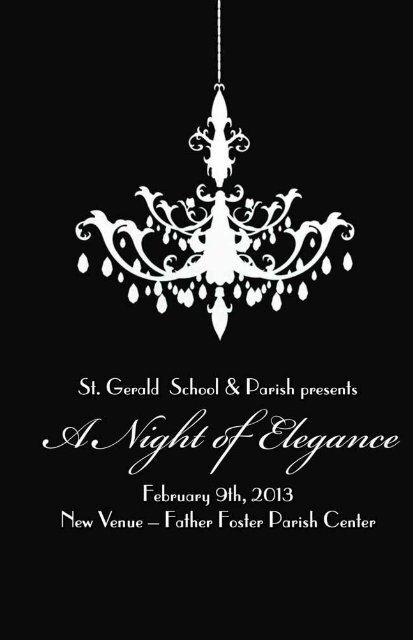 A Night of Elegance - Saint Gerald Catholic Church