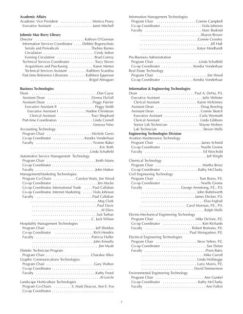 Catalog 03/04 - 1 - Cincinnati State