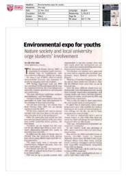 Environmental expo for youths
