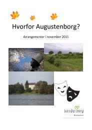 Hvorfor Augustenborg? - Sønderborg