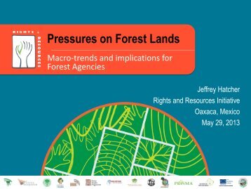 Pressures on Forest Lands - Rights and Resources Initiative
